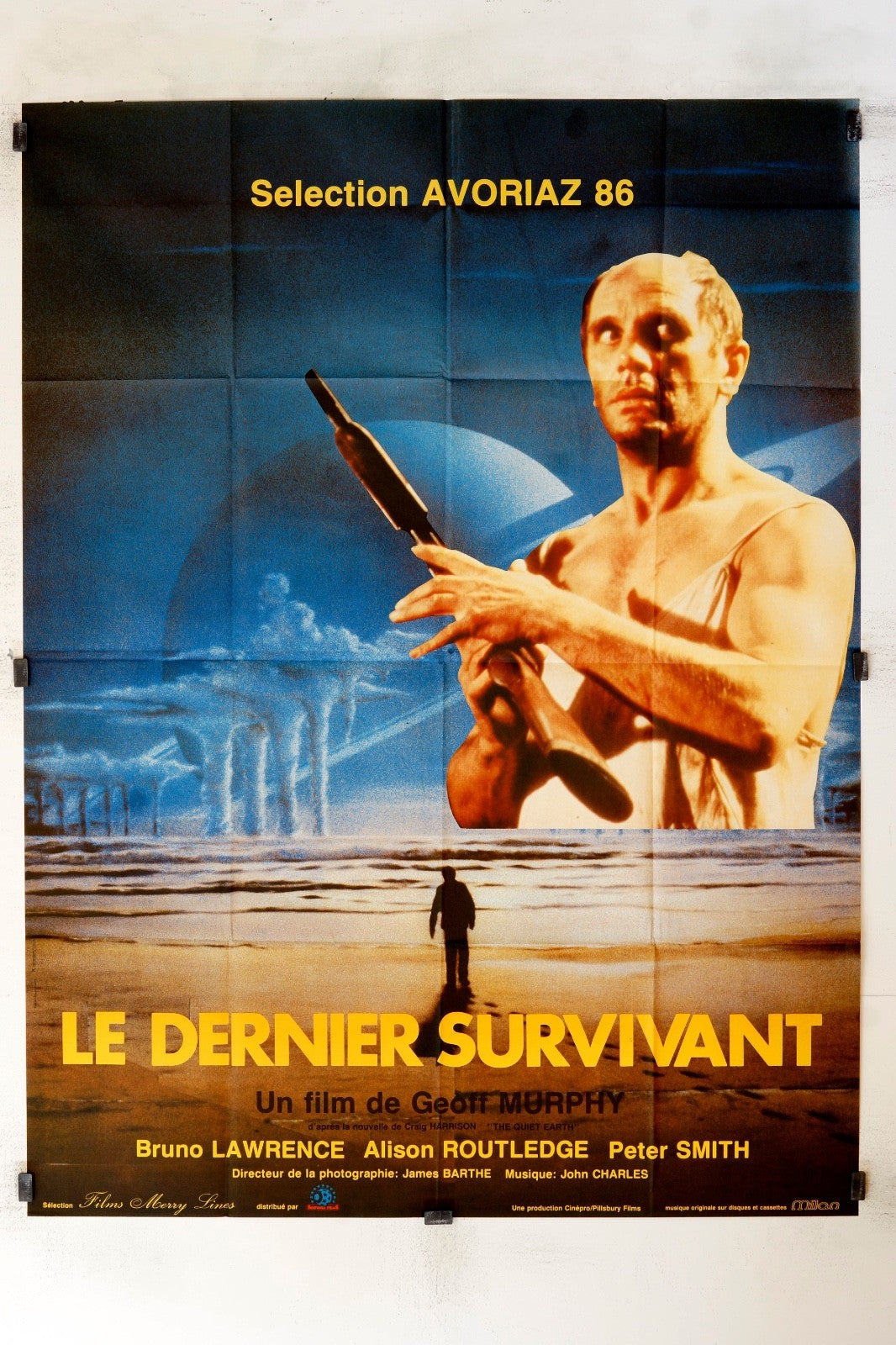 LE DERNIER SURVIVANT BRUNO LAWRENCE MOVIE POSTER ORIGINAL 120x160