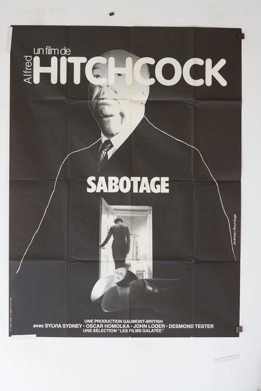 SABOTAGE ORIGINAL 120x160 HITCHCOCK