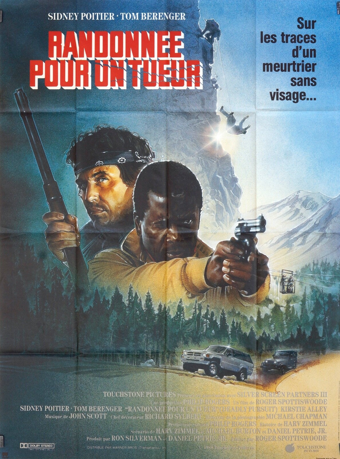 RANDONNÉE POUR UN TUEUR SIDNEY POITIER MOVIE POSTER ORIGINAL 120x160