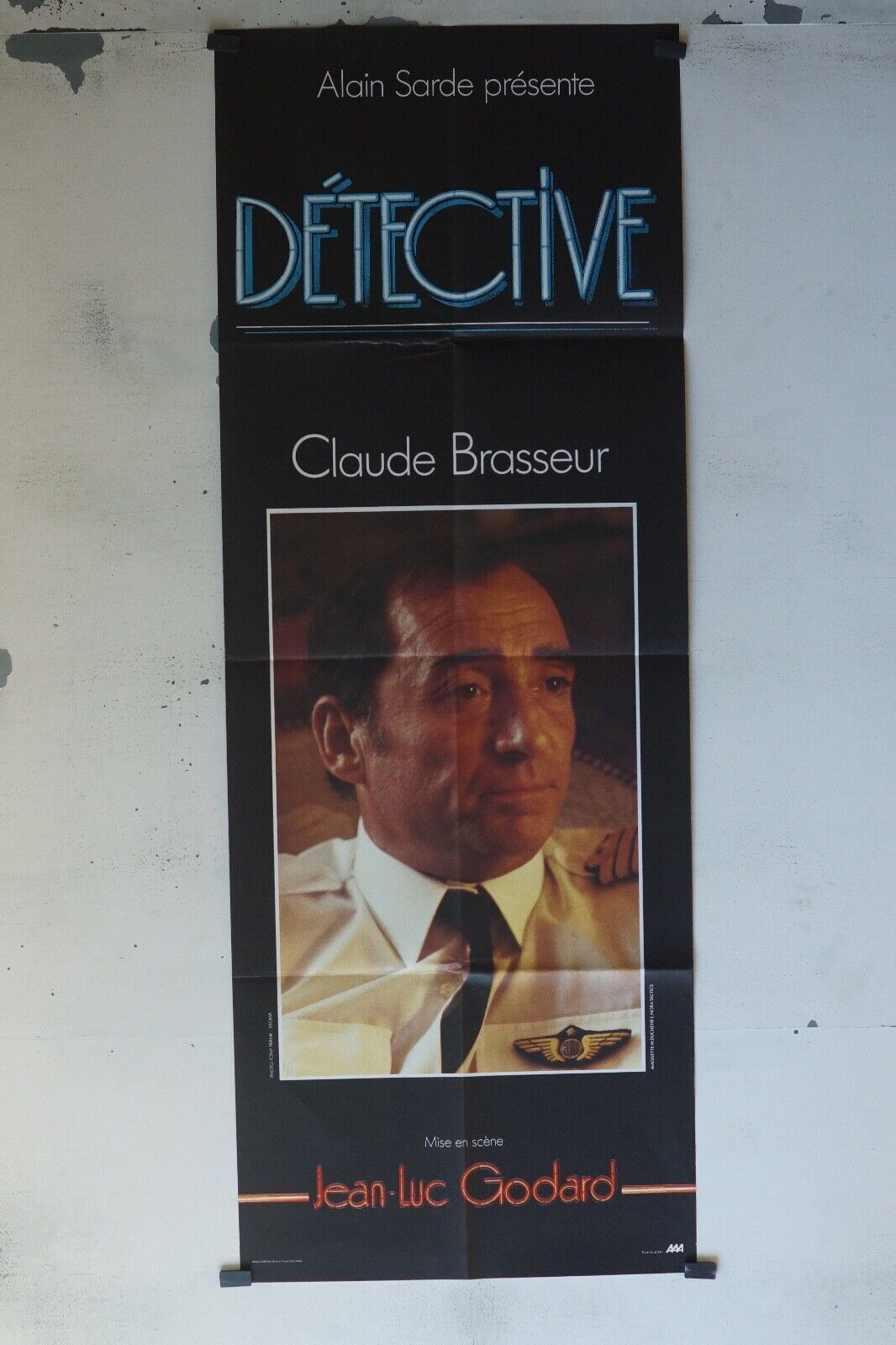 DÉTECTIVE MOVIE POSTER ORIGINAL 60x160 JEAN-LUC GODARD