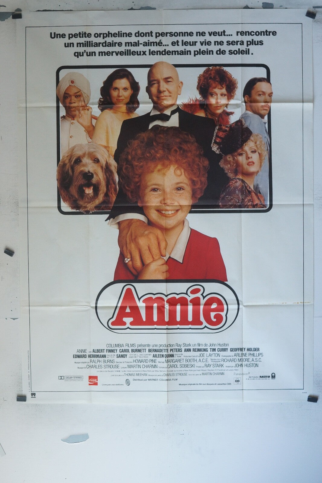 ANNIE POSTER ORIGINAL 120x160 ALBERT FINNEY – CAROL BURNETT