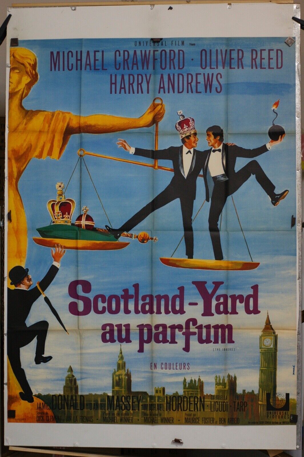 SCOTLAND-YARD AU PARFUM ORIGINAL 120x160 MICHAEL CRAWFORD