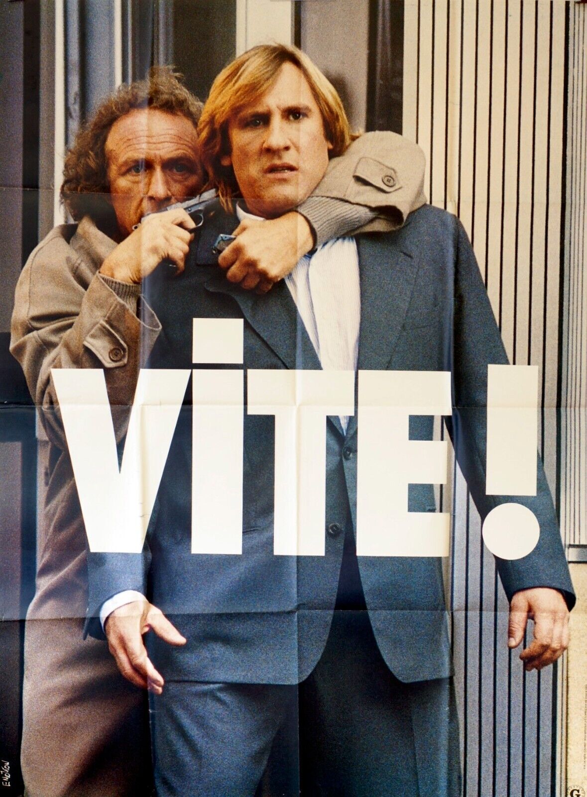 VITE POSTER ORIGINAL 120x160 DEPARDIEU