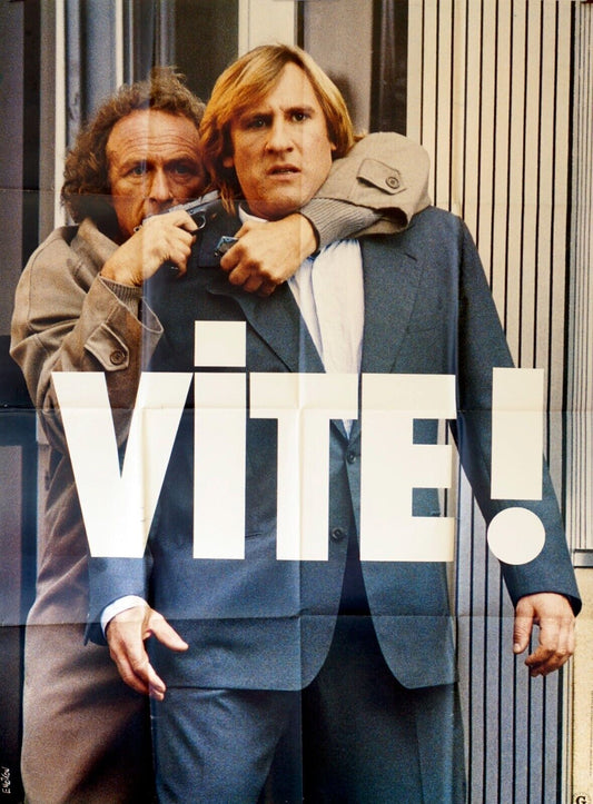 VITE POSTER ORIGINAL 120x160 DEPARDIEU