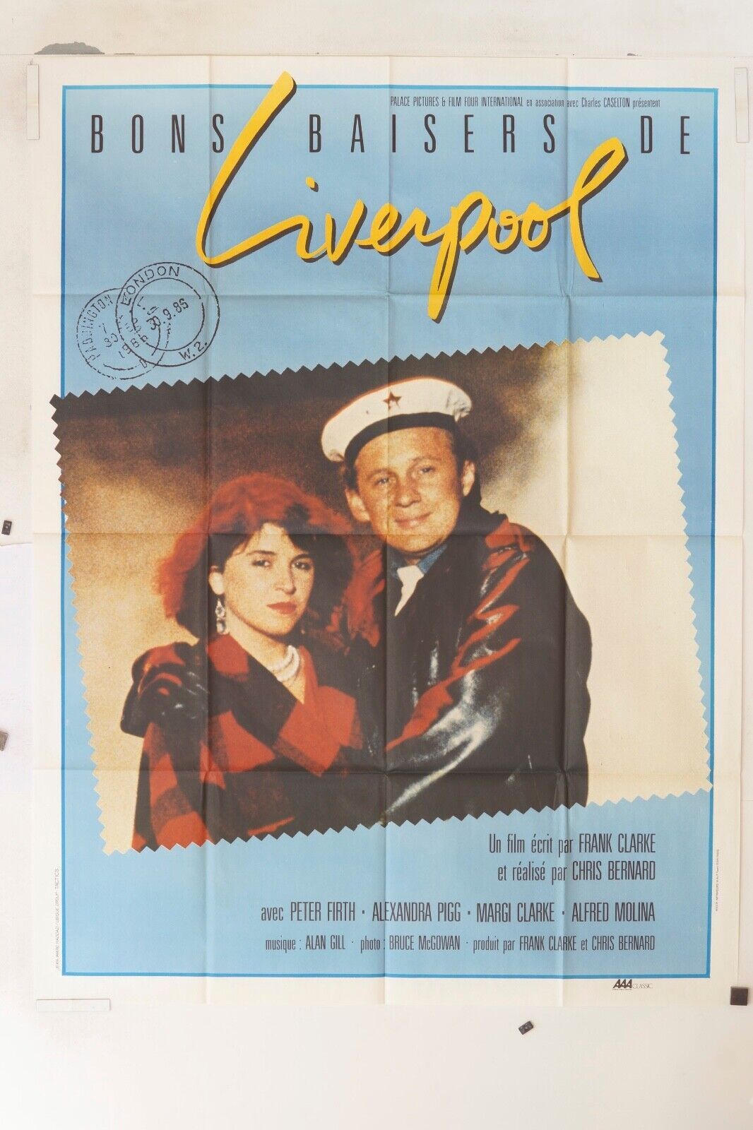 BONS BAISERS DE LIVERPOOL MOVIE POSTER ORIGINAL (120x160) PETER FIRTH