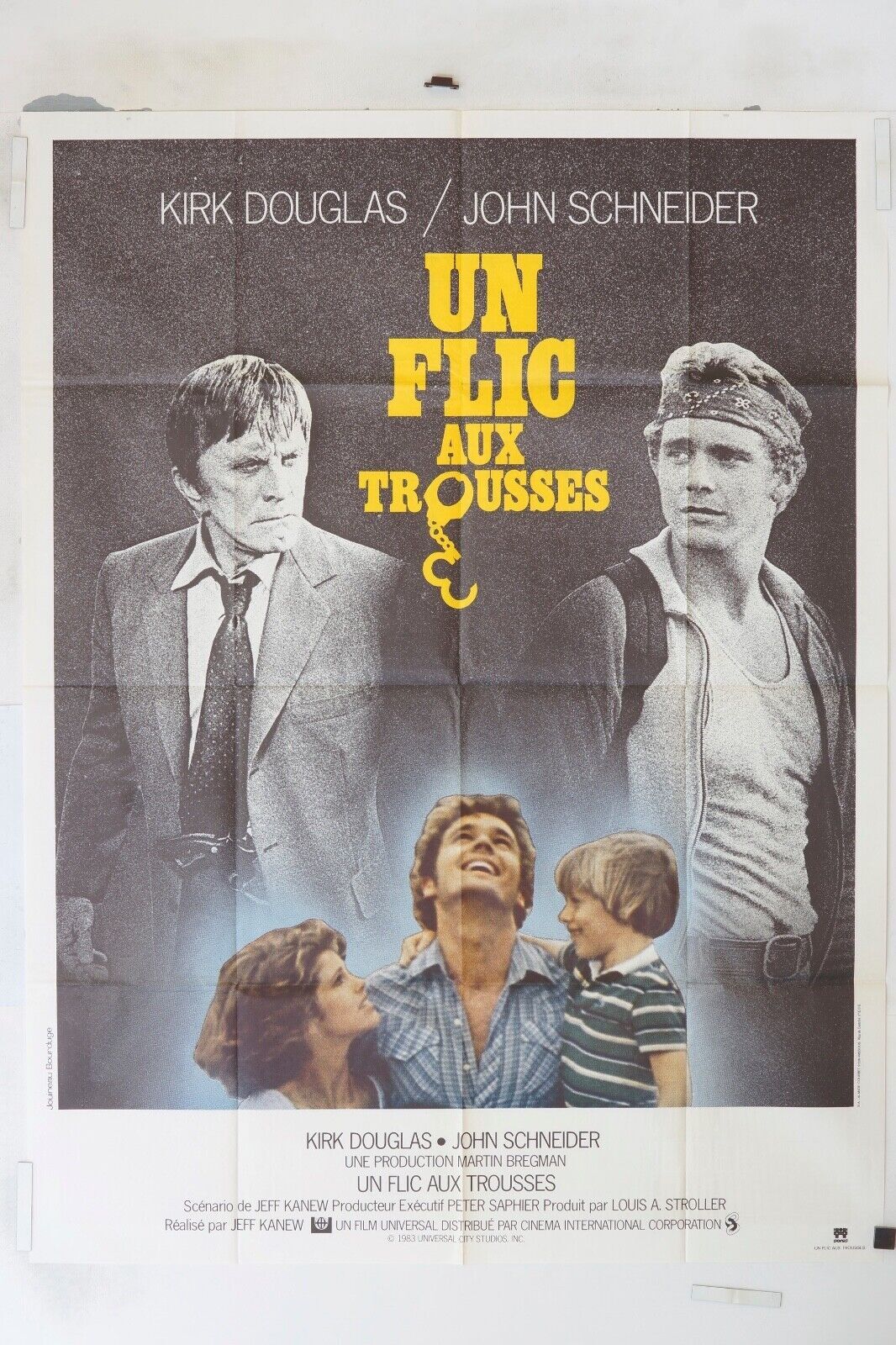 UN FLIC AUX TROUSSES MOVIE POSTER ORIGINAL 120x160 KIRK DOUGLAS
