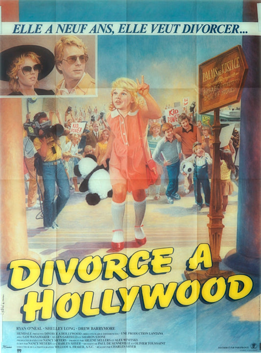 DIVORCE À HOLLYWOOD RYAN O’NEAL MOVIE POSTER ORIGINAL 120x160