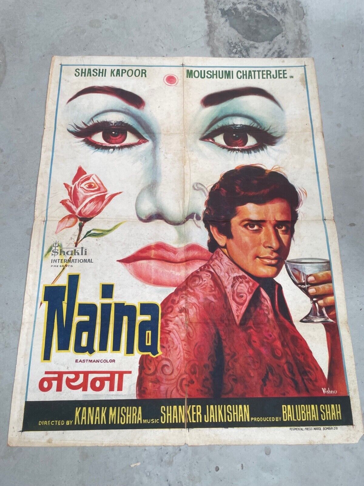 NAINA 40x60 ORIGINAL SHASHI KAPPOR
