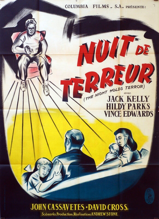 NUIT DE TERREUR MOVIE POSTER ORIGINAL 120x160 JACK KELLY