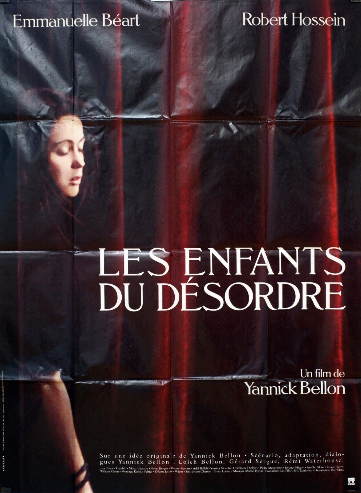LES ENFANTS DU DÉSORDRE MOVIE POSTTER  ORIGINAL 120x160  EMMANUELLE BÉART
