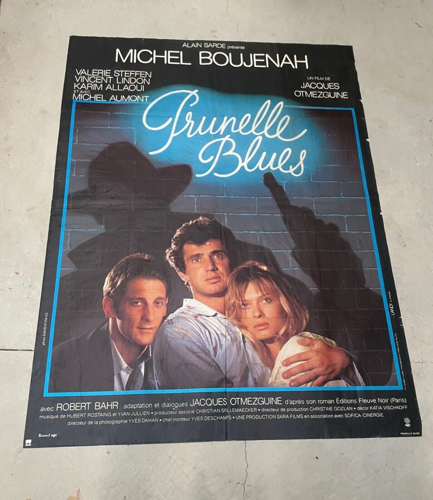 Prunelle blues MOVIE POSTER ORIGINAL 120x160 Michel Boujenah