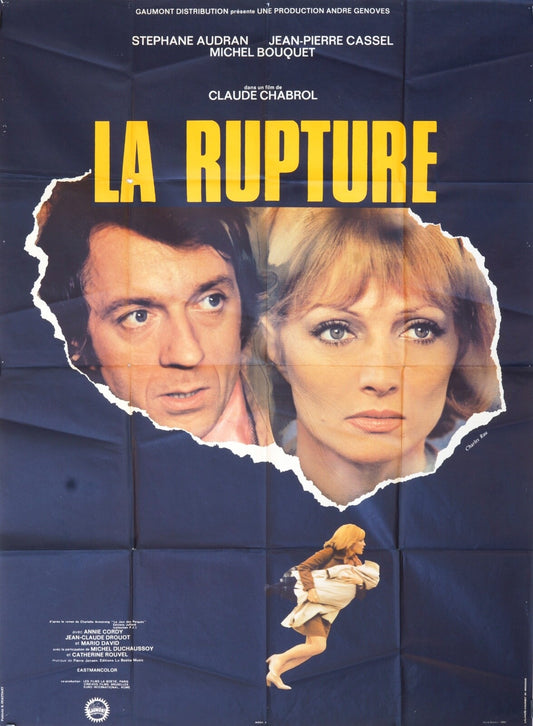 LA RUPTURE POSTER ORIGINAL 120x160 STEPHANE AUDRAN