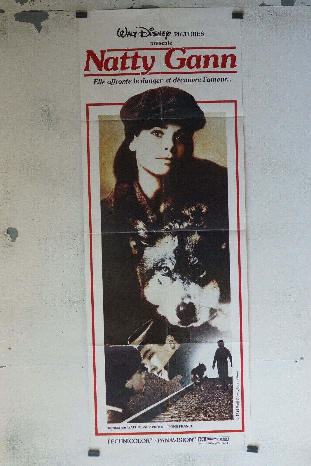 NATTY GANN POSTER ORIGINAL 60x160 WALT DISNEY