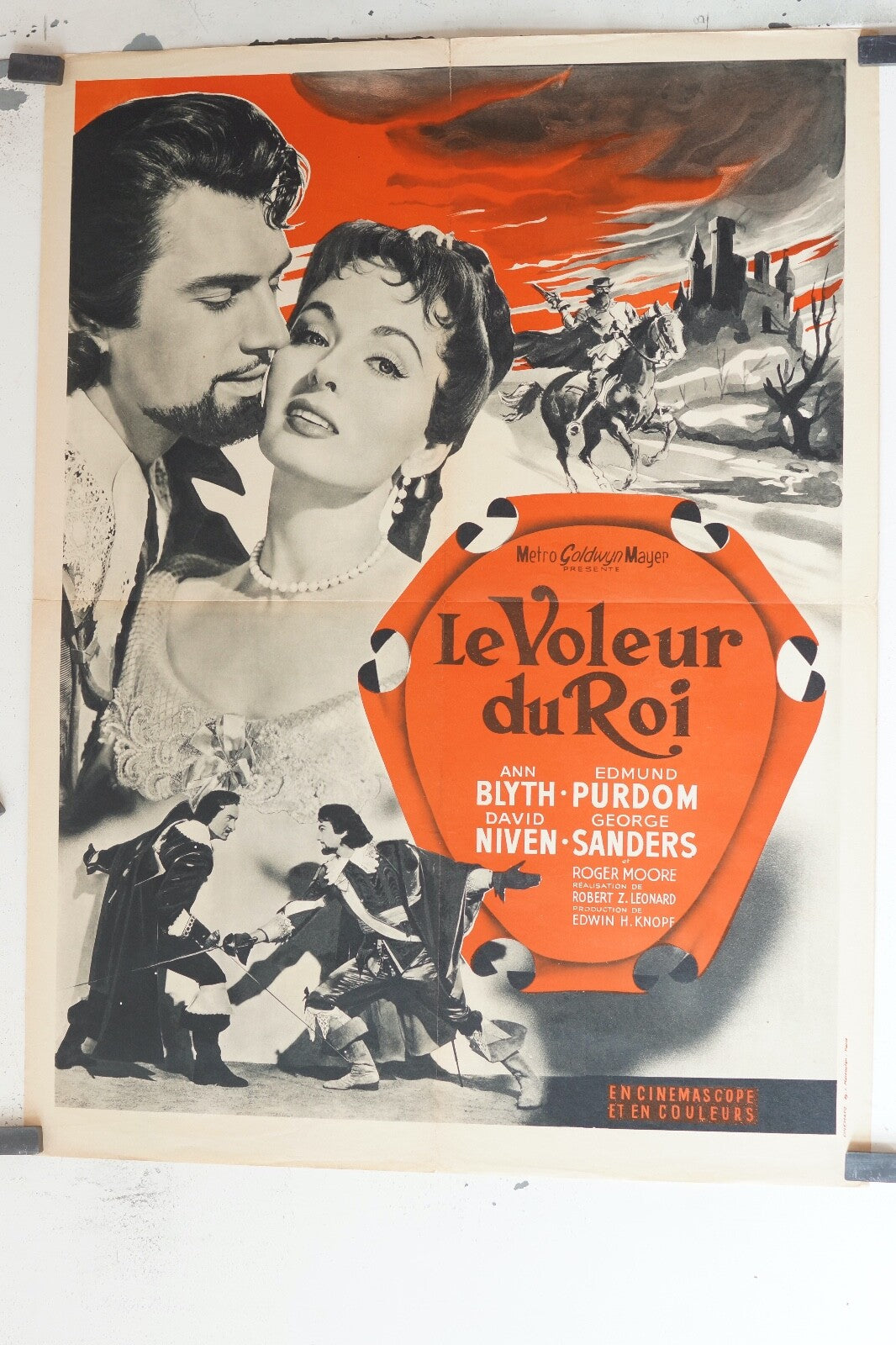 VOLEUR DU ROI (LE) movie poster ORIGINAL (60X80) Edmund Purdom , David Niven