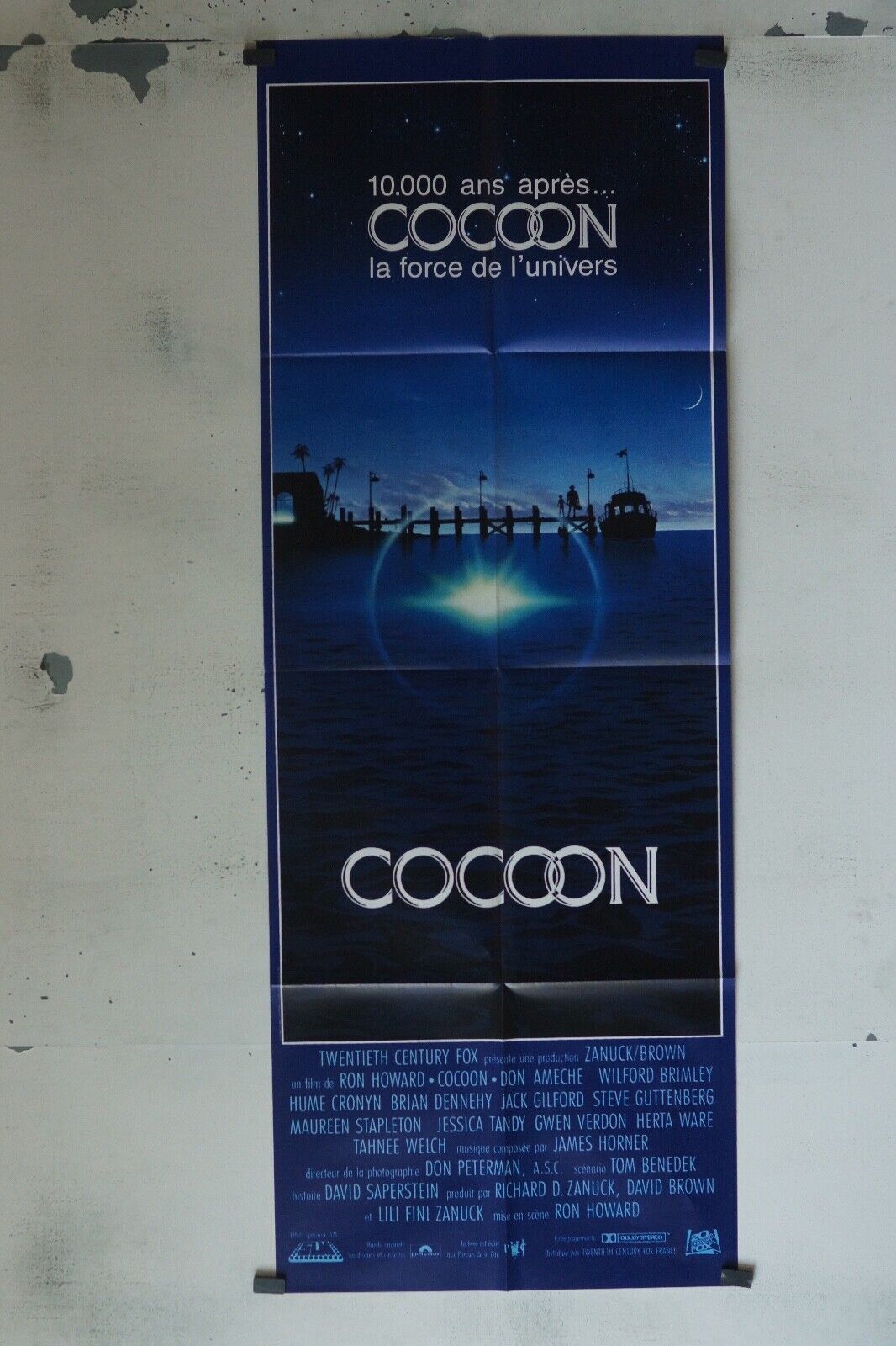 COCOON 60x160 ORIGINAL MOVIE POSTER DON AMECHE