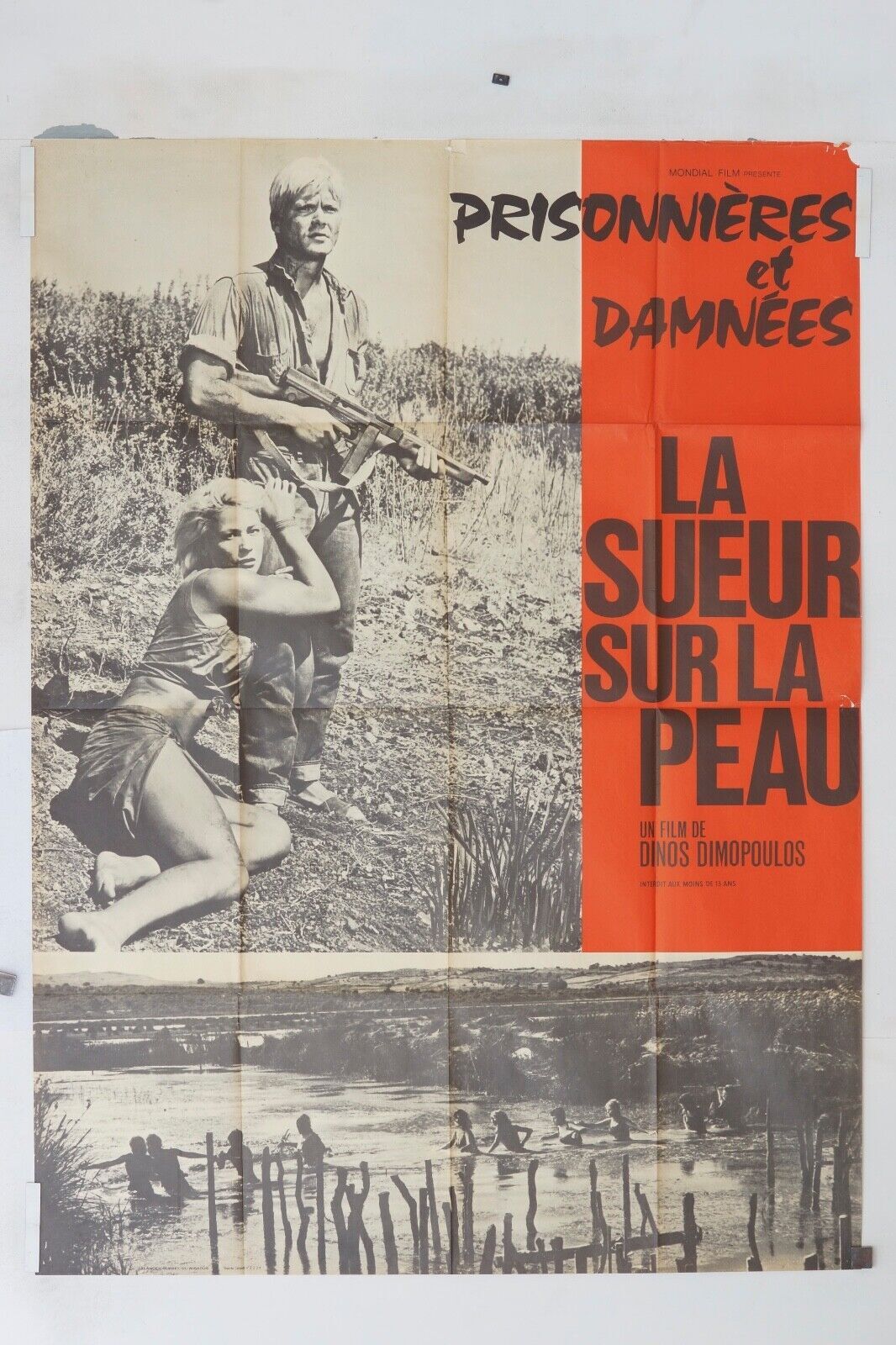 LA SUEUR SUR LA PEAU MOVIE POSTER ORIGINAL 120x160 V. TIKHONOV