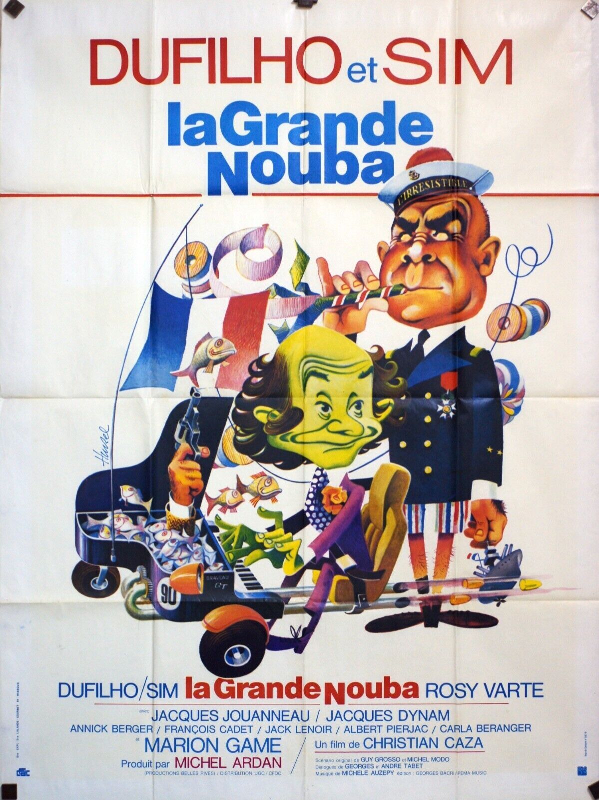 LA GRANDE NOUBA MOVIE POSTER 120X160 JOANNE WOODWARD