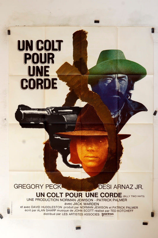 UN COLT POUR UNE CORDE  GREGORY PECK MOVIE POSTER ORIGINAL (120X160)