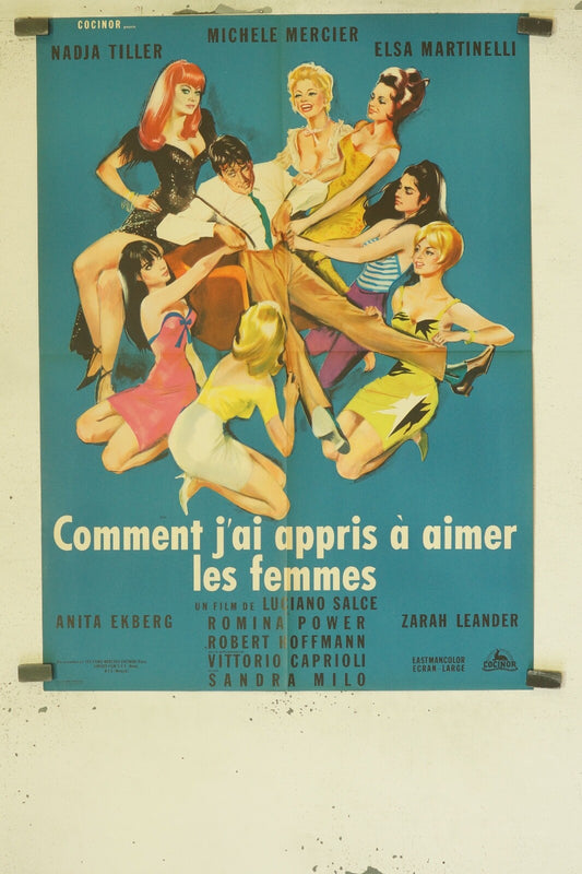 COMMENT J’AI APPRIS À AIMER LES FEMMES 60X80 MOVIE POSTER ORIGINAL NADJA TILLER