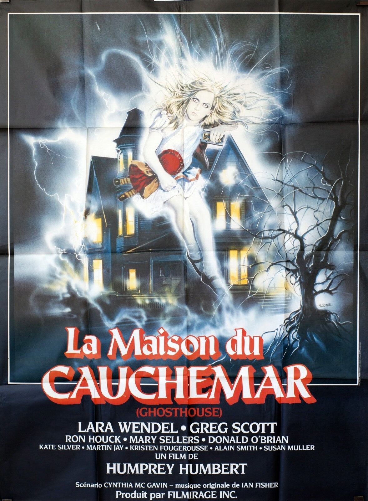 LA MAISON DU CAUCHEMAR POSTER ORIGINAL 120x160 LAURA WENDEL
