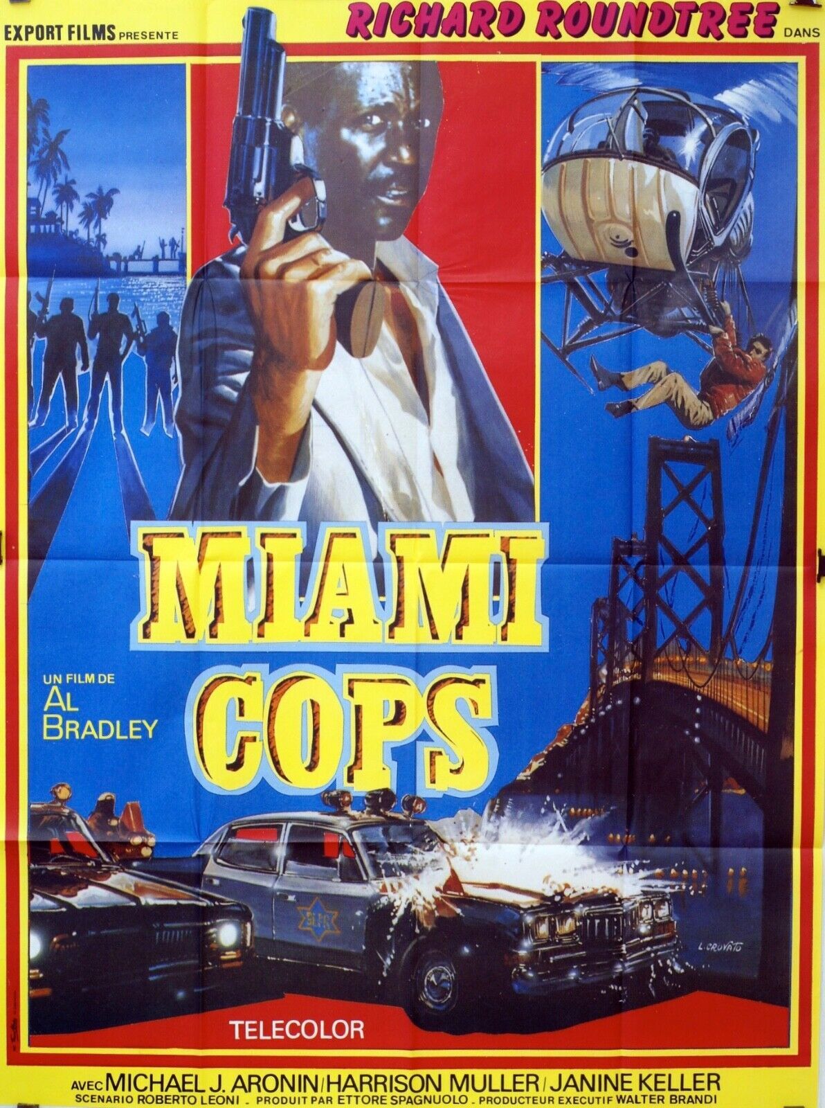 MIAMI COPS MOVIE POSTER 120x160 MICHAEL J.ARONIN