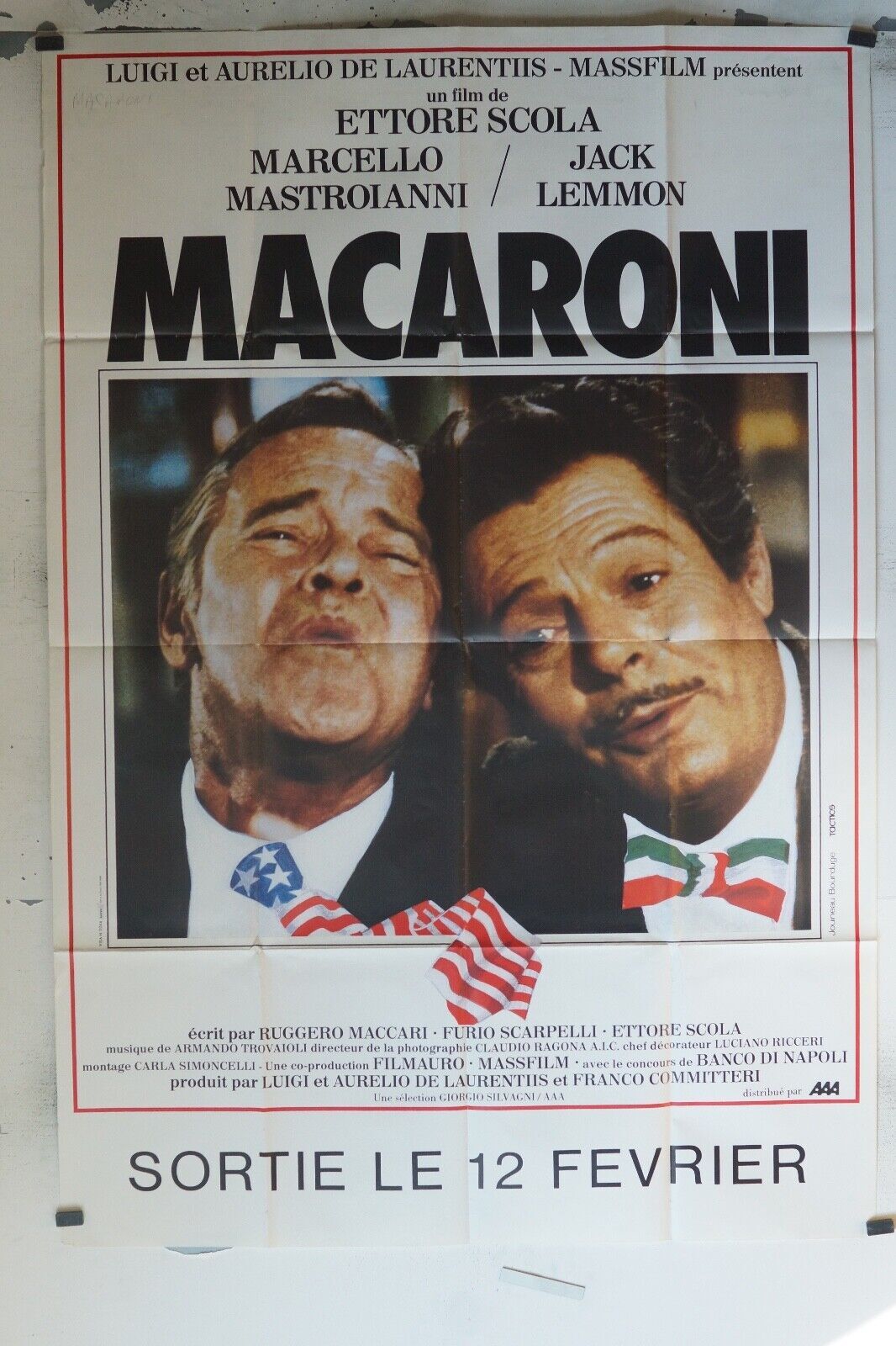 MACARONI AMIS ORIGINAL 120x160 MARCELLO MASTROIANNI