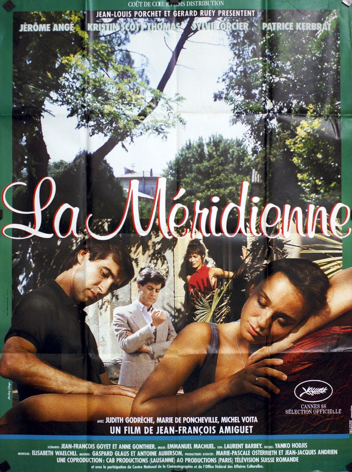 LA MÉRIDIENNE JÉRÔME ANGÉ movie poster ORIGINAL 120x160