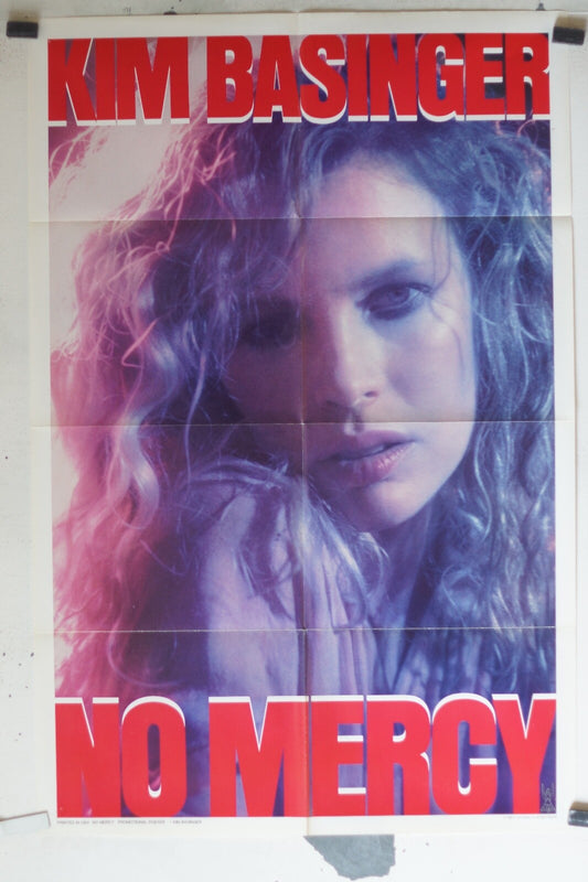 NO MERCY ORIGINAL MOVIE POSTER 69x103 Richard Gere , Kim Basinger