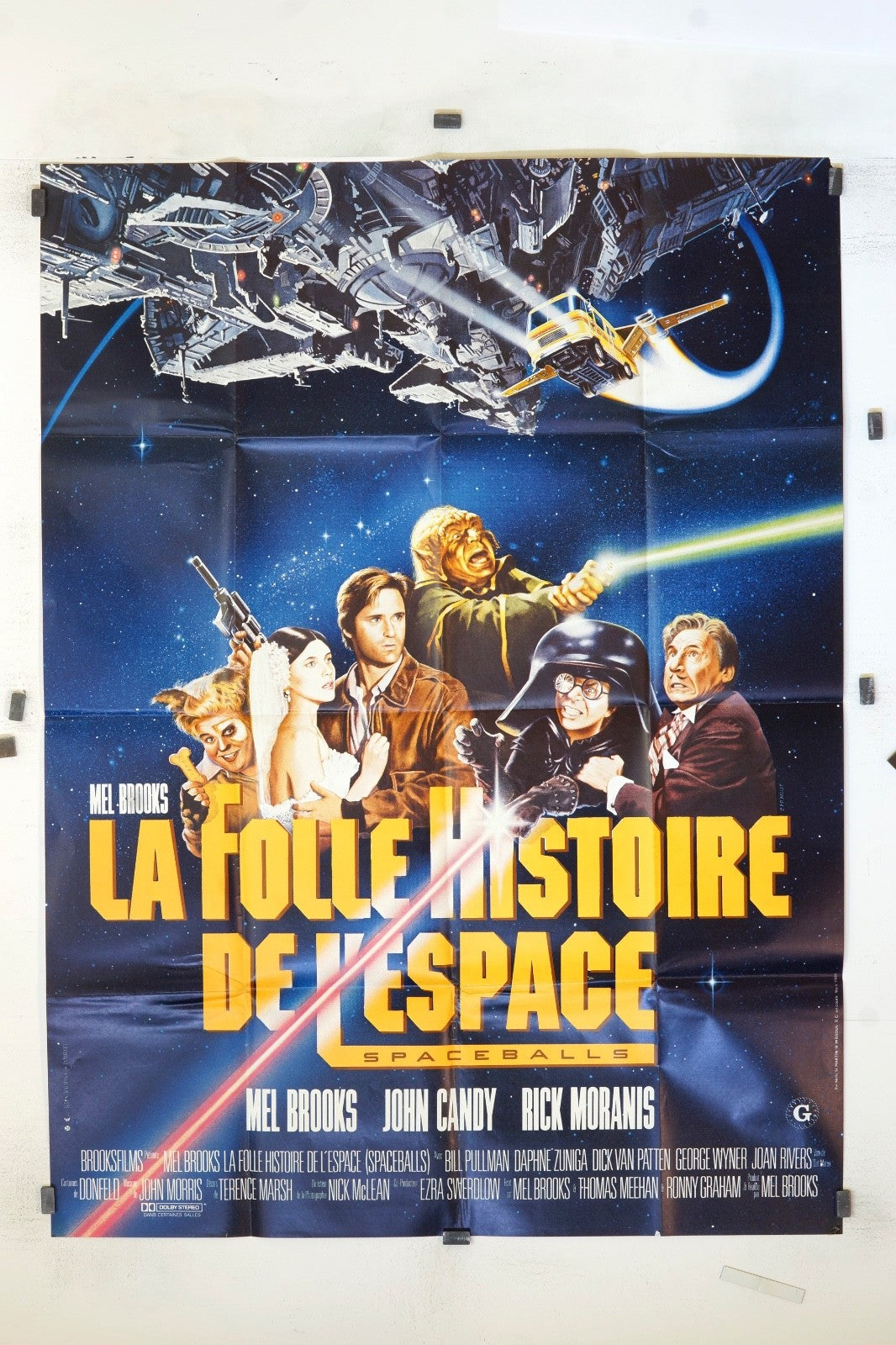 LA FOLLE HISTOIRE DE L’ESPACE MEL BROOKS MOVIE POSTER  120x160