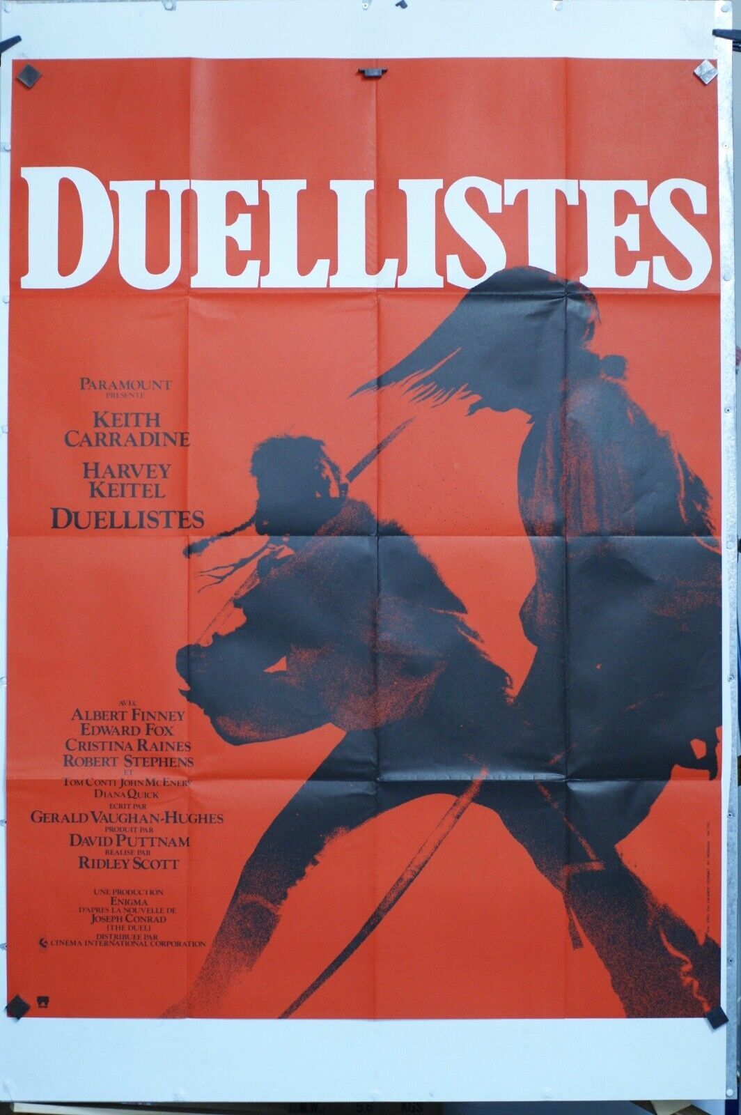 DUELLISTES POSTER ORIGINAL 120x160 FRANCIS PÉRRIN