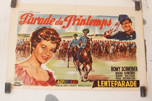 PARADE DU PRINTEMPS POSTER ORIGINAL (Belge) ORIGINAL 30x55