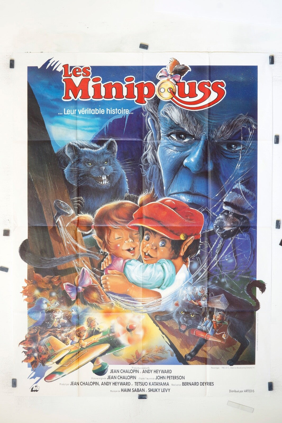 LES MINIPOUSS JEAN CHAPOLIN ORIGINAL MOVIE POSTER 120x160