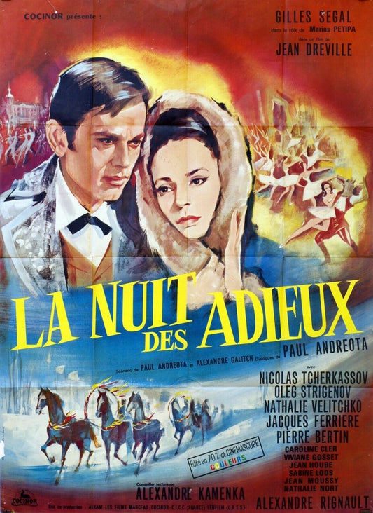 LA NUIT DES ADIEUX MOVIE POSTER ORIGINAL 120x160 GILLES SEGAL