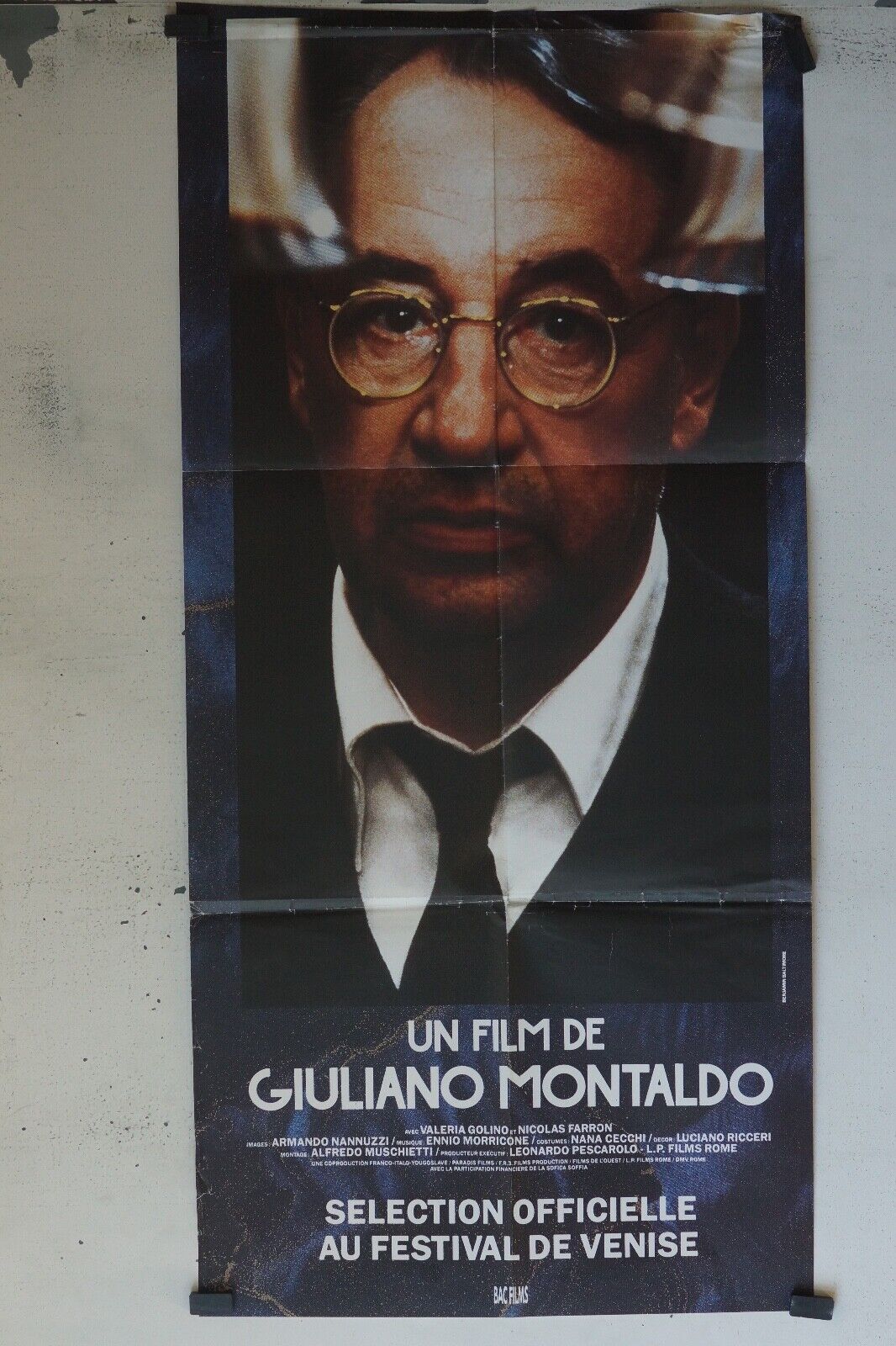 LES LUNETTES D’OR POSTER ORIGINAL 60x160 GIULIANO MONTALDO