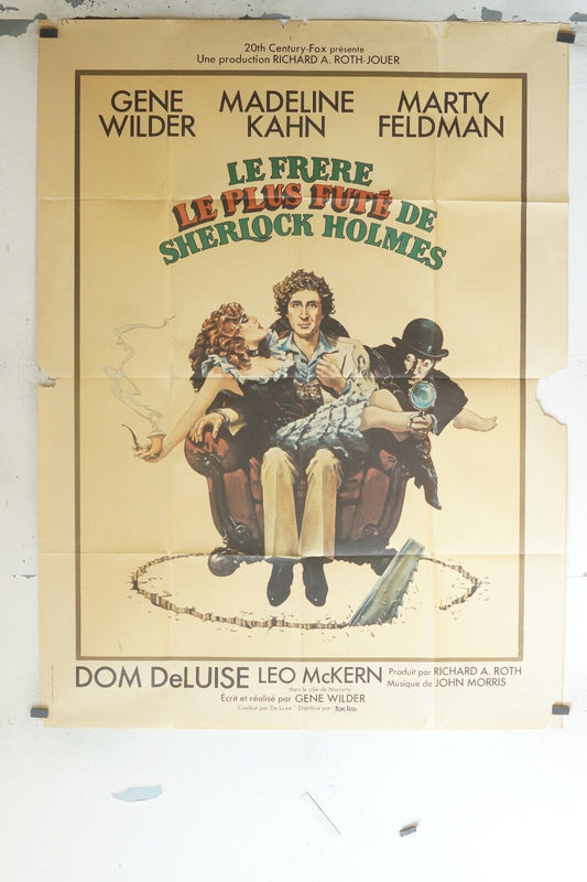 LE FRÈRE LE PLUS FUTÉ DE SHERLOCK HOLMES MOVIE POSTER ORIGINAL 120x160 GENE