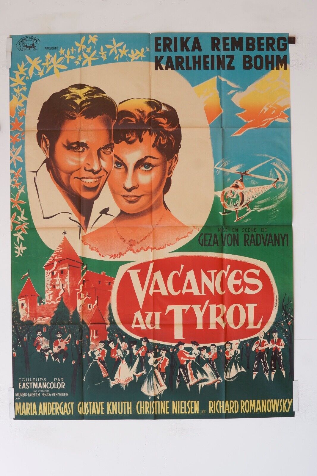 VACANCES AU TYROL MOVIE POSTER ORIGINAL (120X160) MARIA MONTEZ