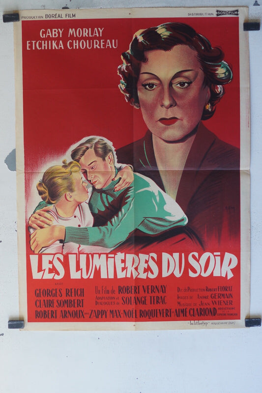 LUMIERES DU SOIR (LES) Movieposter ORIGINAL 60x80 Etchika Choureau 