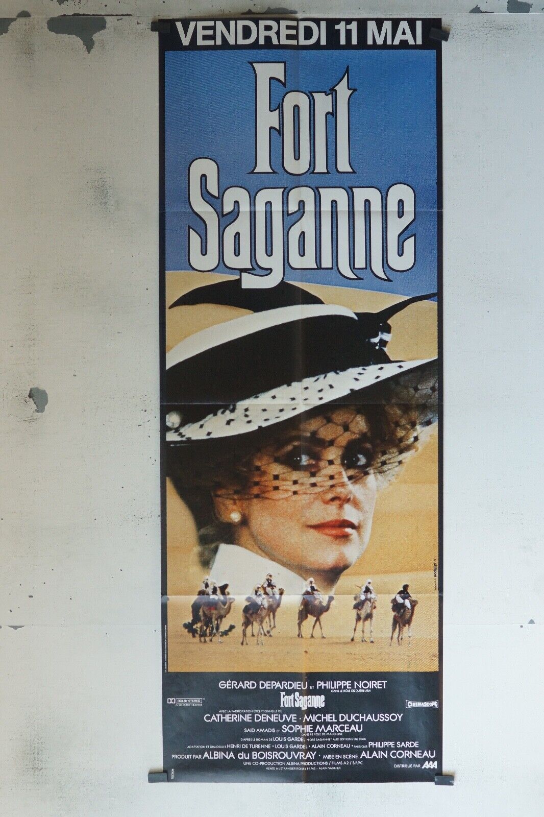 FORT SAGANNE ORIGINAL POSTER (60X160) GÉRARD DEPARDIEU