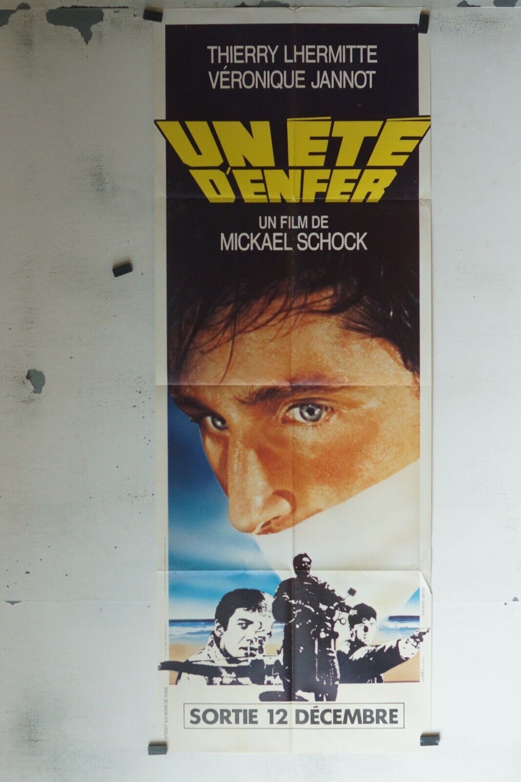 UN ÉTÉ EN ENFER 60x160 ORIGINAL THIERRY LHERMITTE