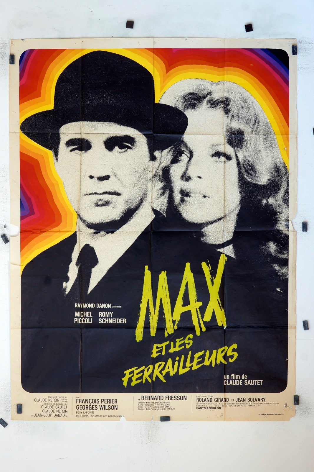 MAX ET LES FÉRAILLEURS MICHEL PICCOLI ORIGINAL MOVIE POSTER 120x160