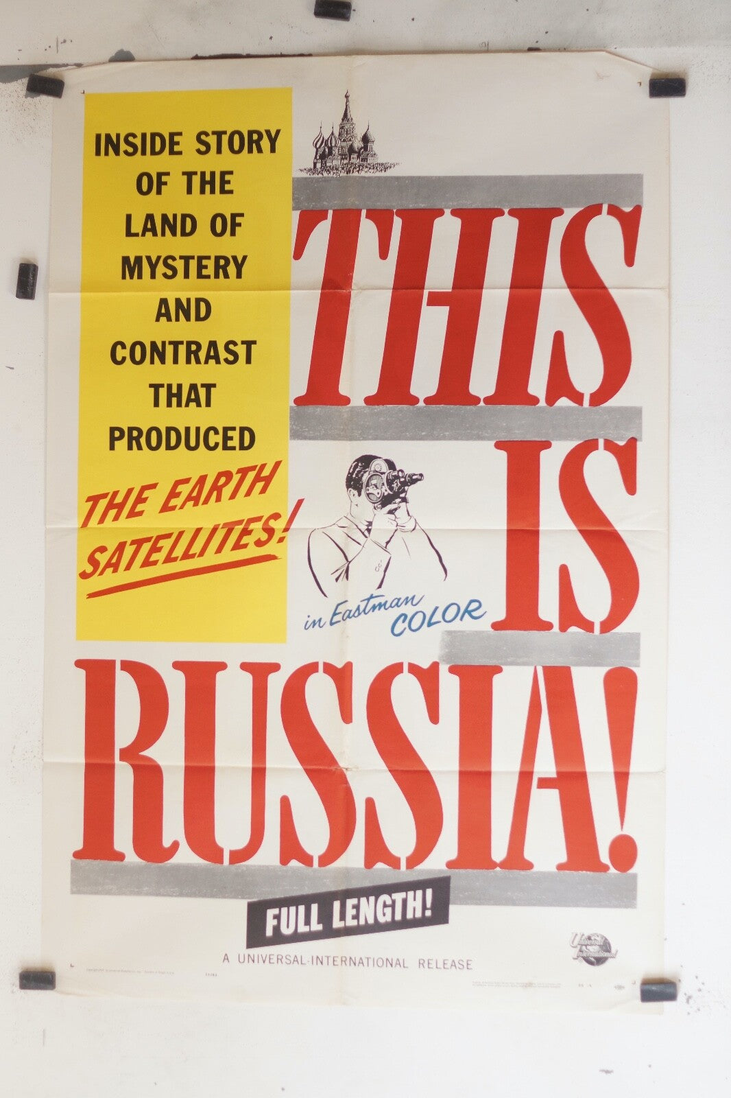 THIS IS RUSSIA (1957) ORIGINAL MOVIE POSTER