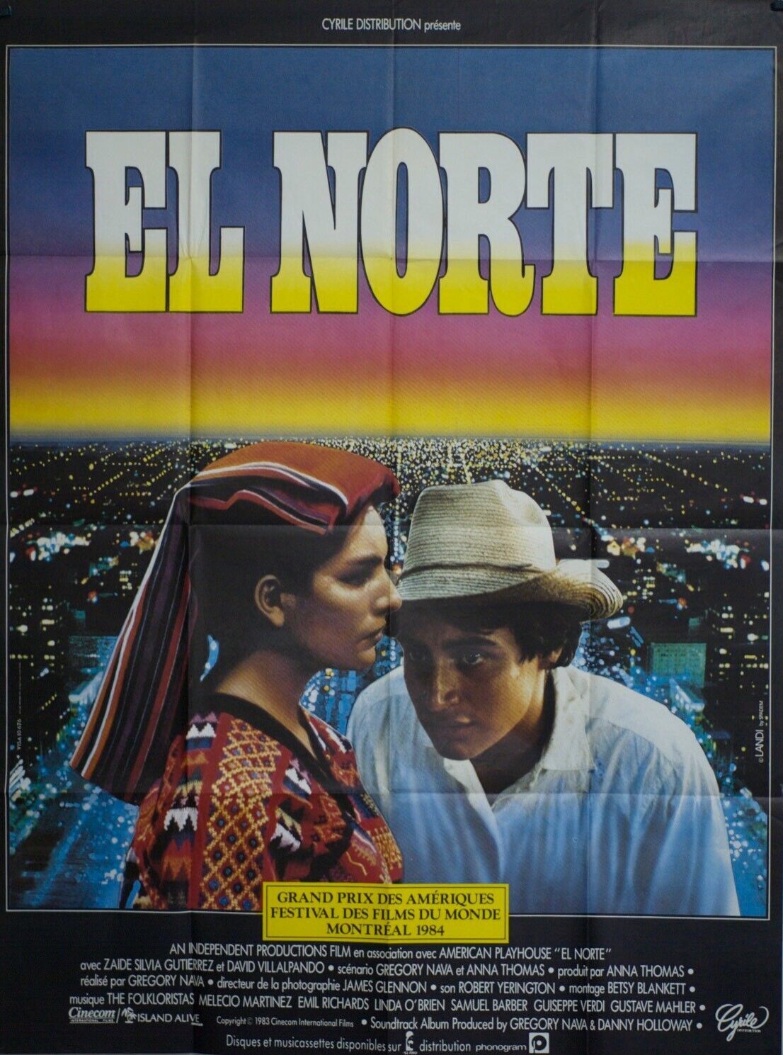 EL NORTE MOVIE POSTER ORIGINAL 120x160 DAVID VILLALPANDO