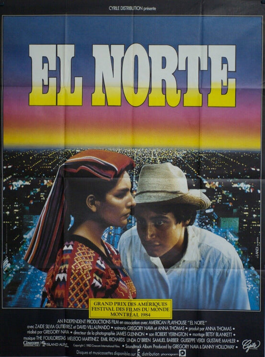 EL NORTE MOVIE POSTER ORIGINAL 120x160 DAVID VILLALPANDO