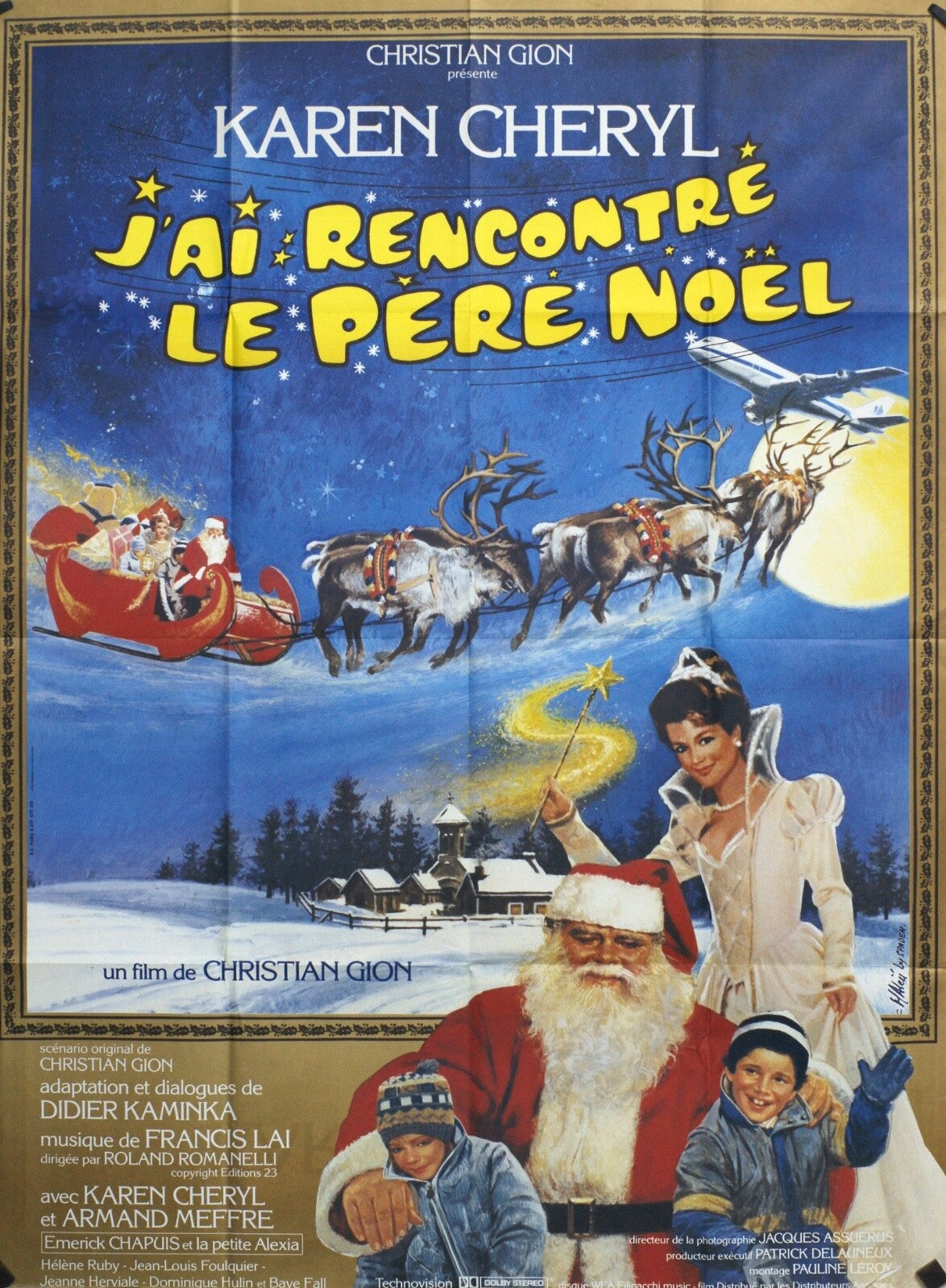 J’AI RENCONTRÉ LE PÈRE NOËL MOVIE POSTER ORIGINAL 120x160 KAREN CHERYL