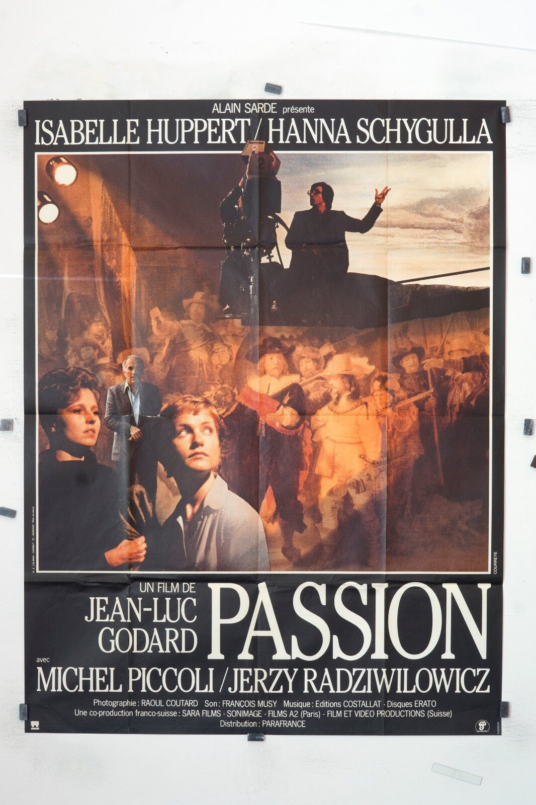 PASSION JEAN-LUC GODARD ORIGINAL MOVIE POSTER 120x160