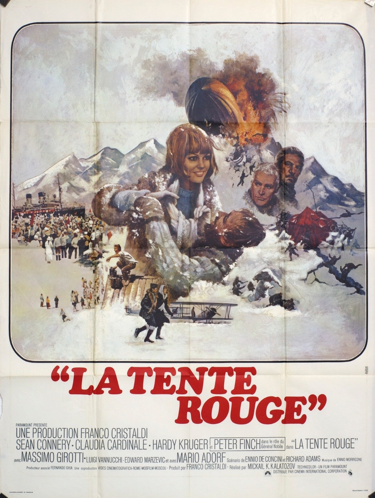 LA TENTE ROUGE CLAUDIA CARDINALE POSTER ORIGINAL 120x160