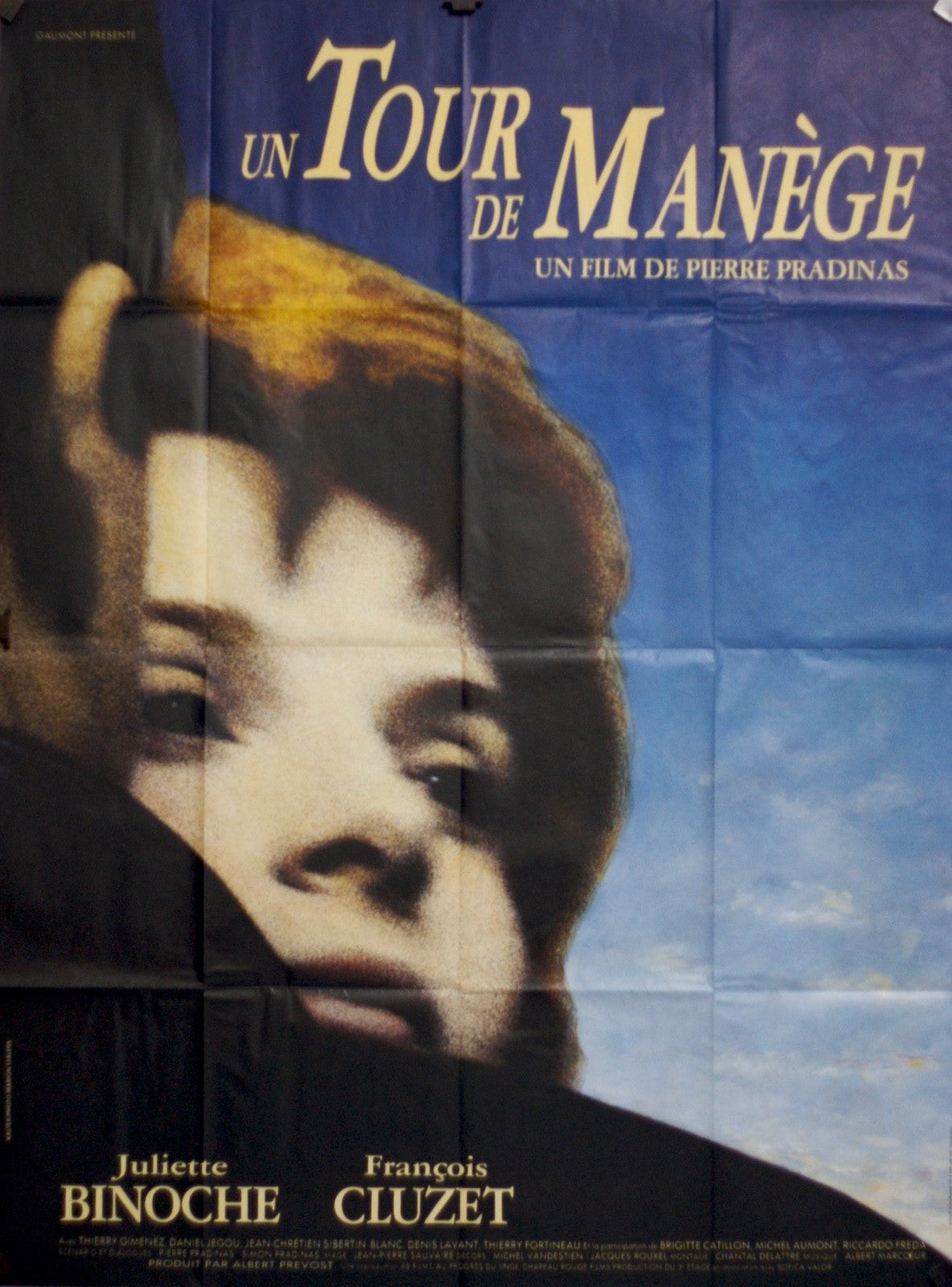 UN TOUR DE MANÈGE  JULIETTE BINOCHE MOVIE POSTER ORIGINAL 120x160