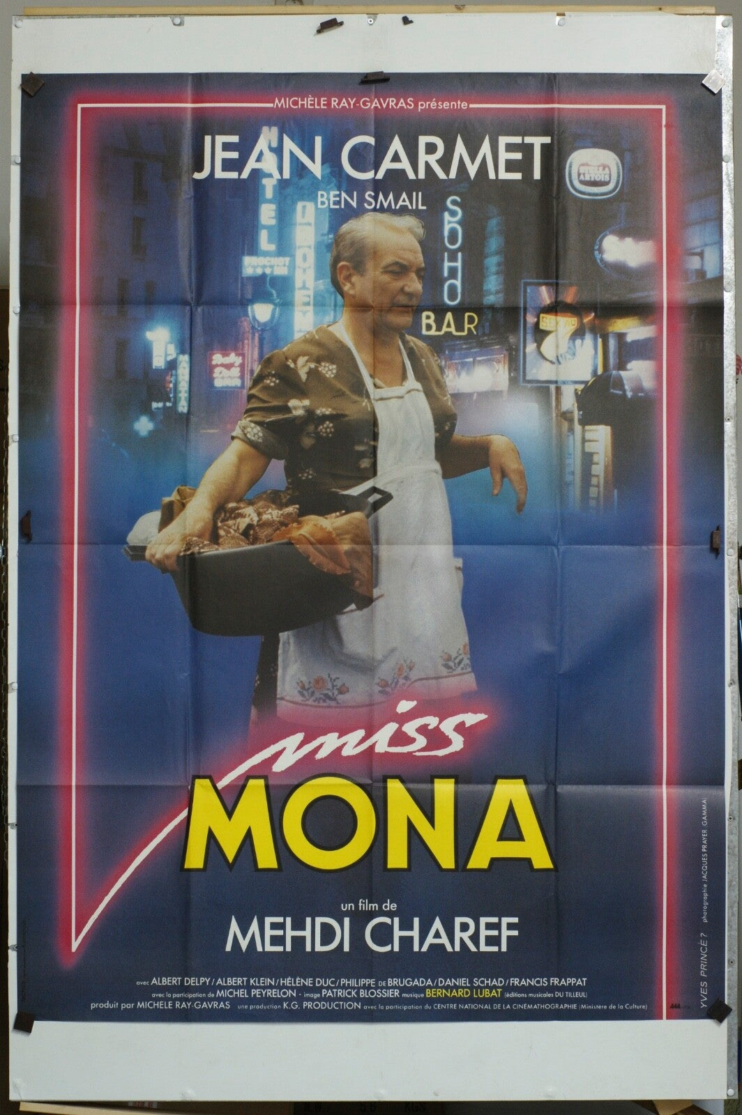 MISS MONA MOVIE POSTER ORIGINAL 120x160 JEAN CARMET