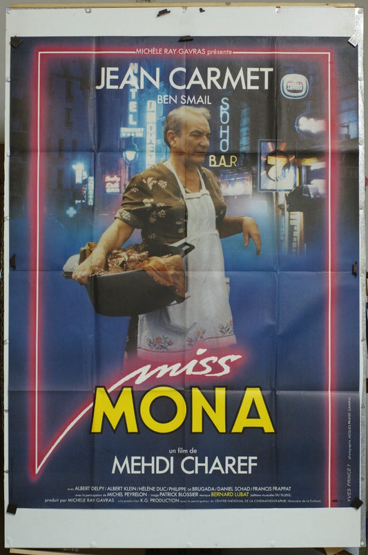 MISS MONA MOVIE POSTER ORIGINAL 120x160 JEAN CARMET