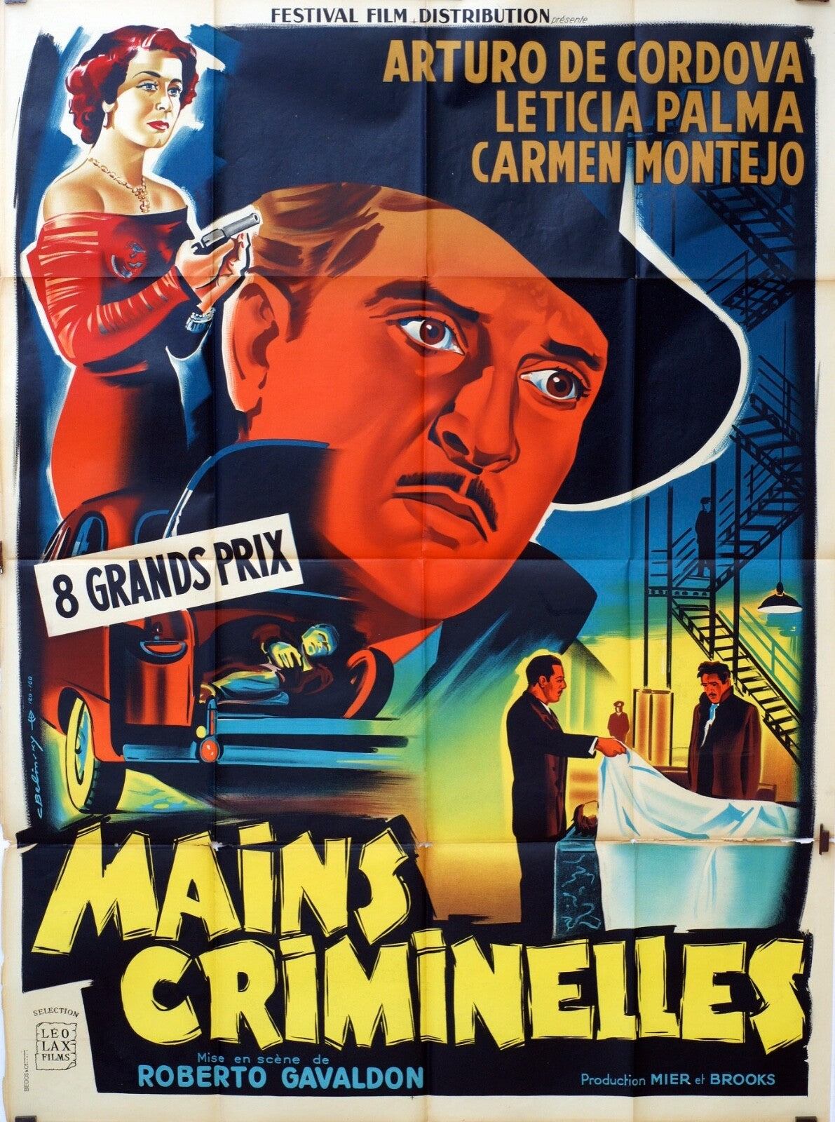 MAINS CRIMINELLES ORIGINAL MOVIE POSTER 120x160 ARTURO
